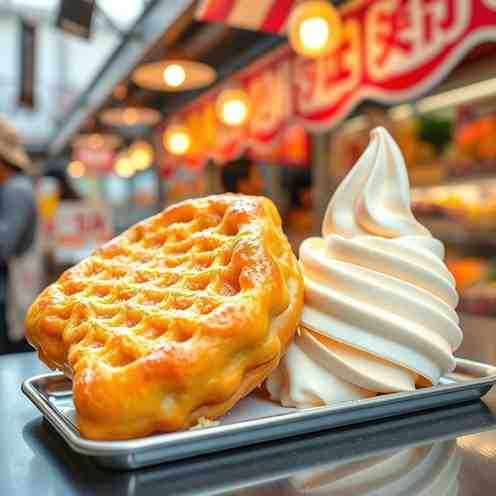 Homemade Taiyaki with Ice Cream - Crispy Street Food